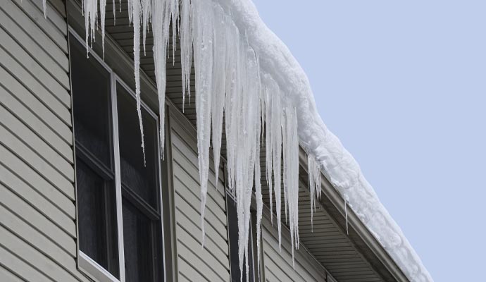 Ice Damming Restoration in Cookeville & Crossville, TN